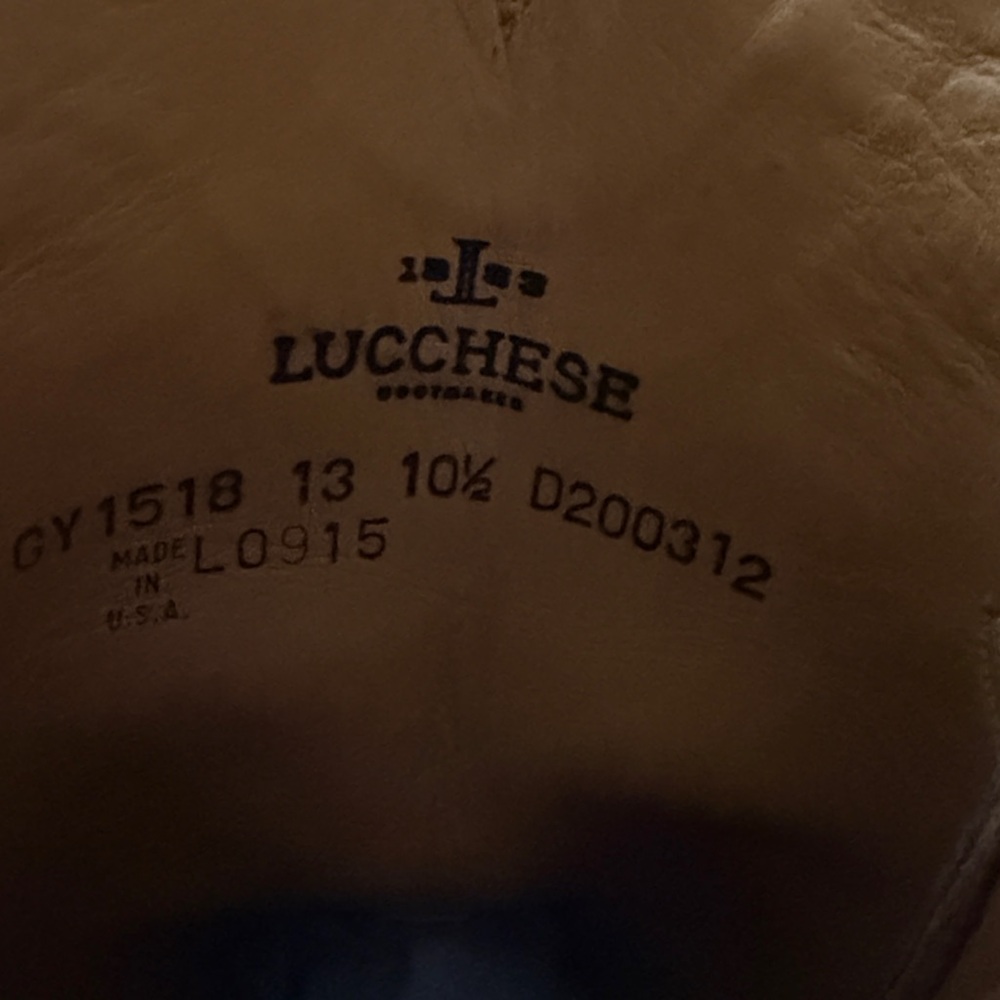 Lucchese Devin Tan Leather - Picture 8 of 8